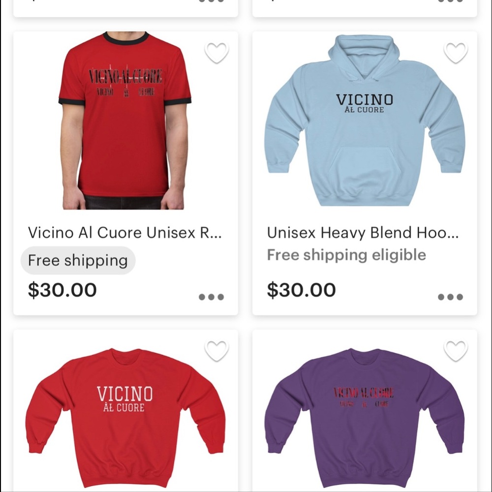 VISIT VICINO AL CUORE ON ETSY SHOP NOW .LINKINBIO